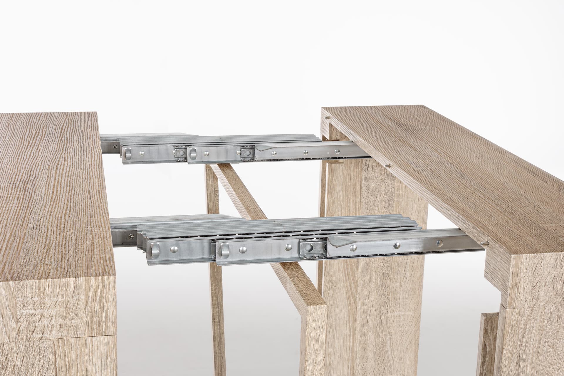 Tavolo consolle allungabile in legno "Kenya" da pranzo per interno 45\270 cm arredamento cucina e soggiorno in Tavoli da sala da pranzo Decor Space - Altamura, commercioVirtuoso.it