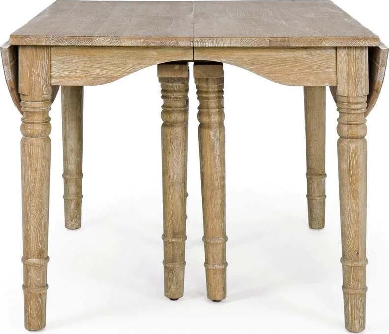 Tavolo allungabile Bedford rettangolare in legno massiccio di quercia europeo Casa e cucina/Arredamento/Sala da pranzo/Tavoli da sala da pranzo Decor Space - Altamura, Commerciovirtuoso.it