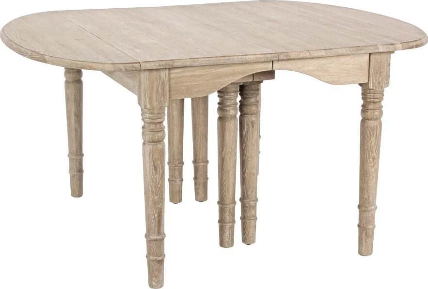 Tavolo allungabile Bedford rettangolare in legno massiccio di quercia europeo Casa e cucina/Arredamento/Sala da pranzo/Tavoli da sala da pranzo Decor Space - Altamura, Commerciovirtuoso.it
