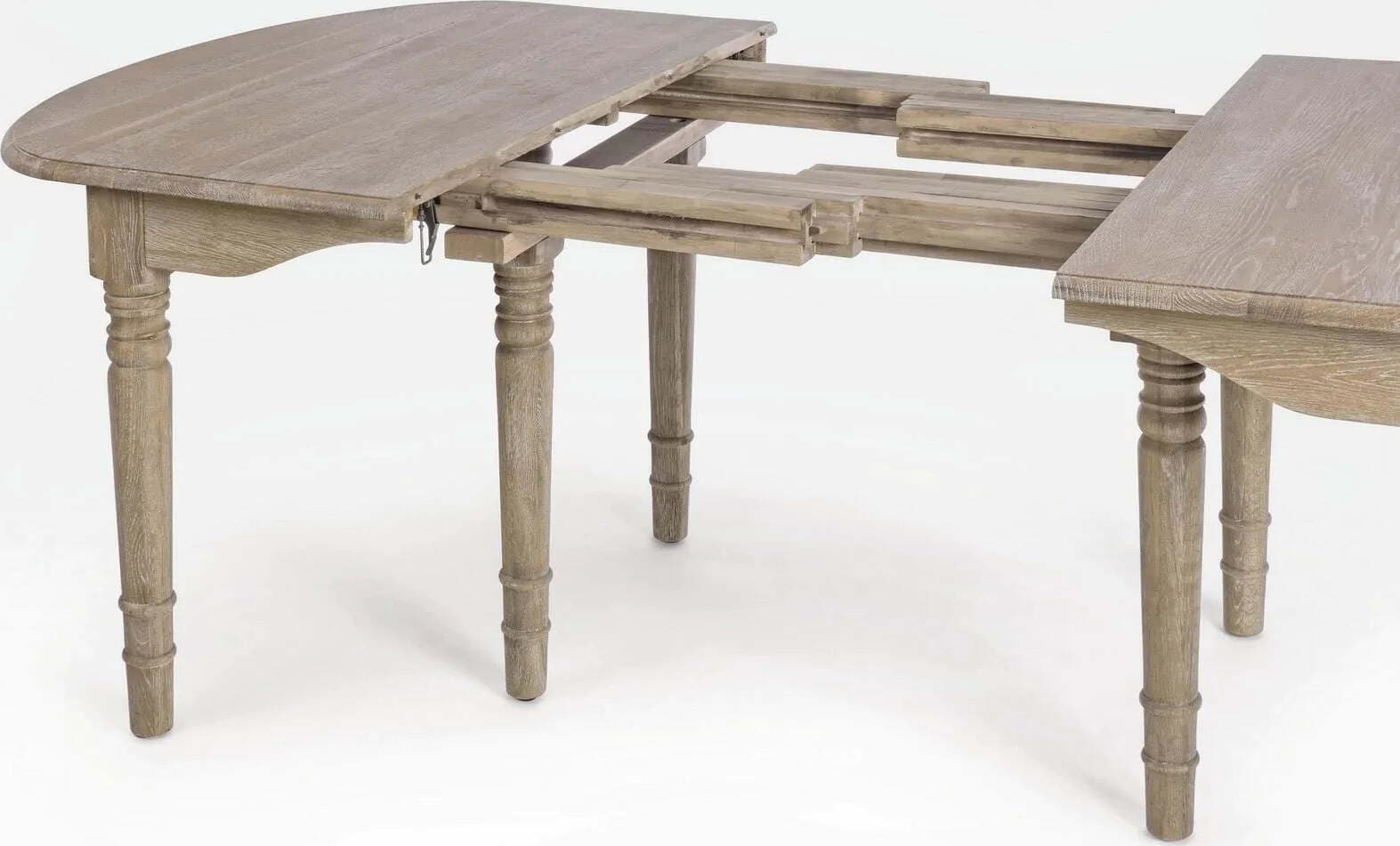 Tavolo allungabile Bedford rettangolare in legno massiccio di quercia europeo Casa e cucina/Arredamento/Sala da pranzo/Tavoli da sala da pranzo Decor Space - Altamura, Commerciovirtuoso.it