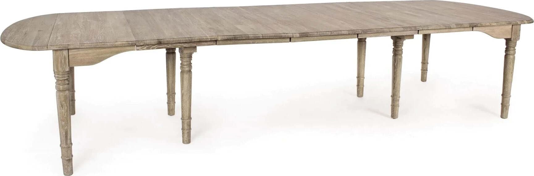 Tavolo allungabile Bedford rettangolare in legno massiccio di quercia europeo Casa e cucina/Arredamento/Sala da pranzo/Tavoli da sala da pranzo Decor Space - Altamura, Commerciovirtuoso.it