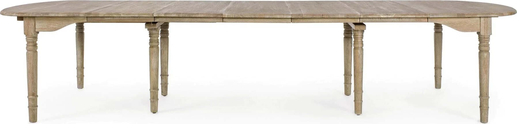 Tavolo allungabile Bedford rettangolare in legno massiccio di quercia europeo Casa e cucina/Arredamento/Sala da pranzo/Tavoli da sala da pranzo Decor Space - Altamura, Commerciovirtuoso.it