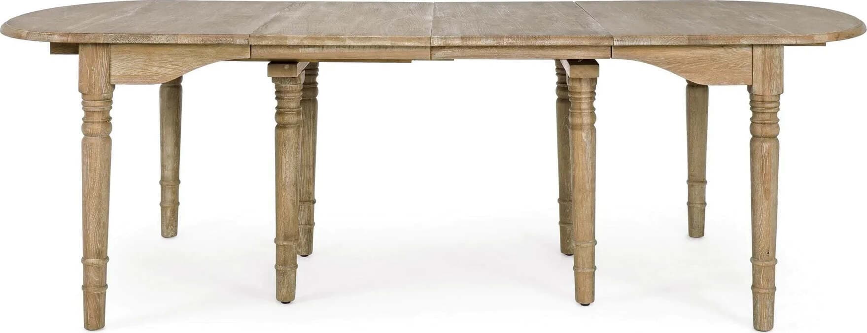 Tavolo allungabile Bedford rettangolare in legno massiccio di quercia europeo Casa e cucina/Arredamento/Sala da pranzo/Tavoli da sala da pranzo Decor Space - Altamura, Commerciovirtuoso.it