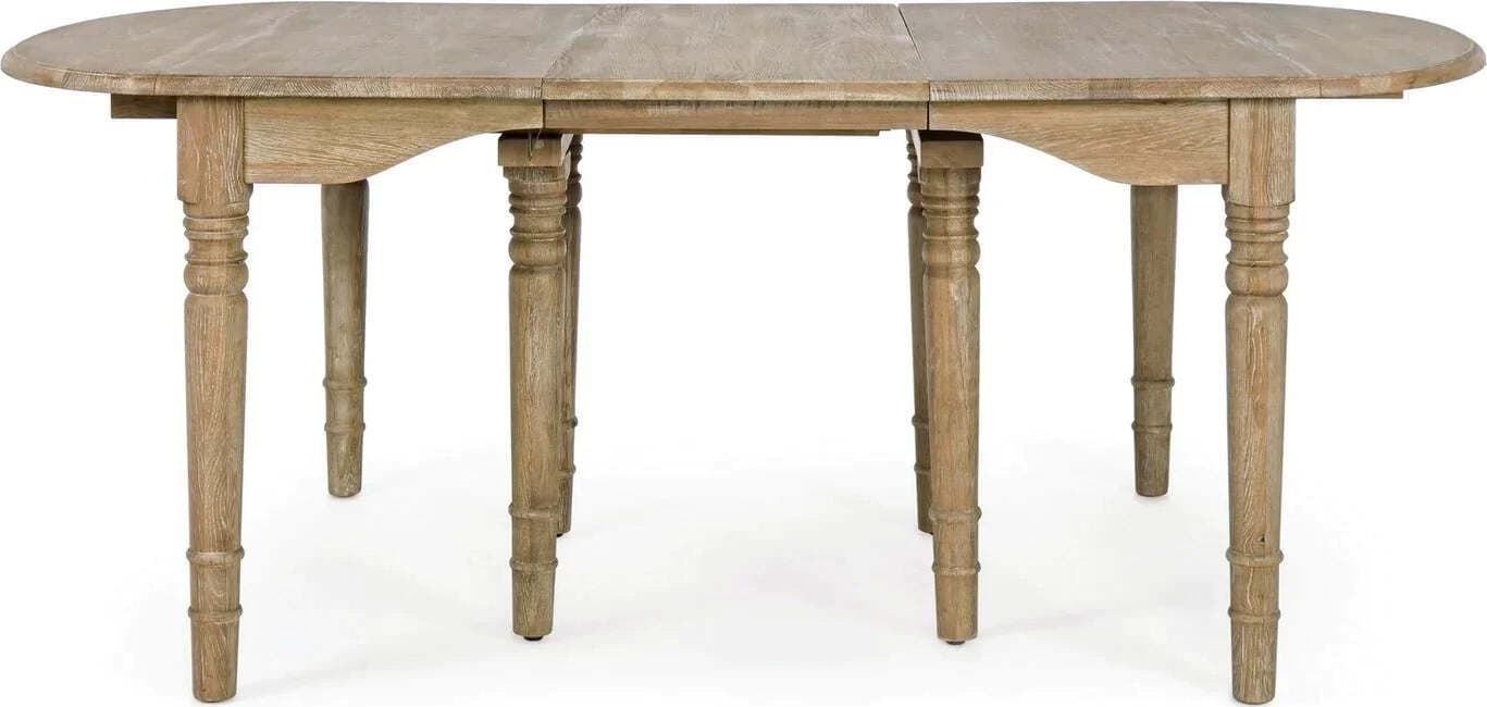 Tavolo allungabile Bedford rettangolare in legno massiccio di quercia europeo Casa e cucina/Arredamento/Sala da pranzo/Tavoli da sala da pranzo Decor Space - Altamura, Commerciovirtuoso.it