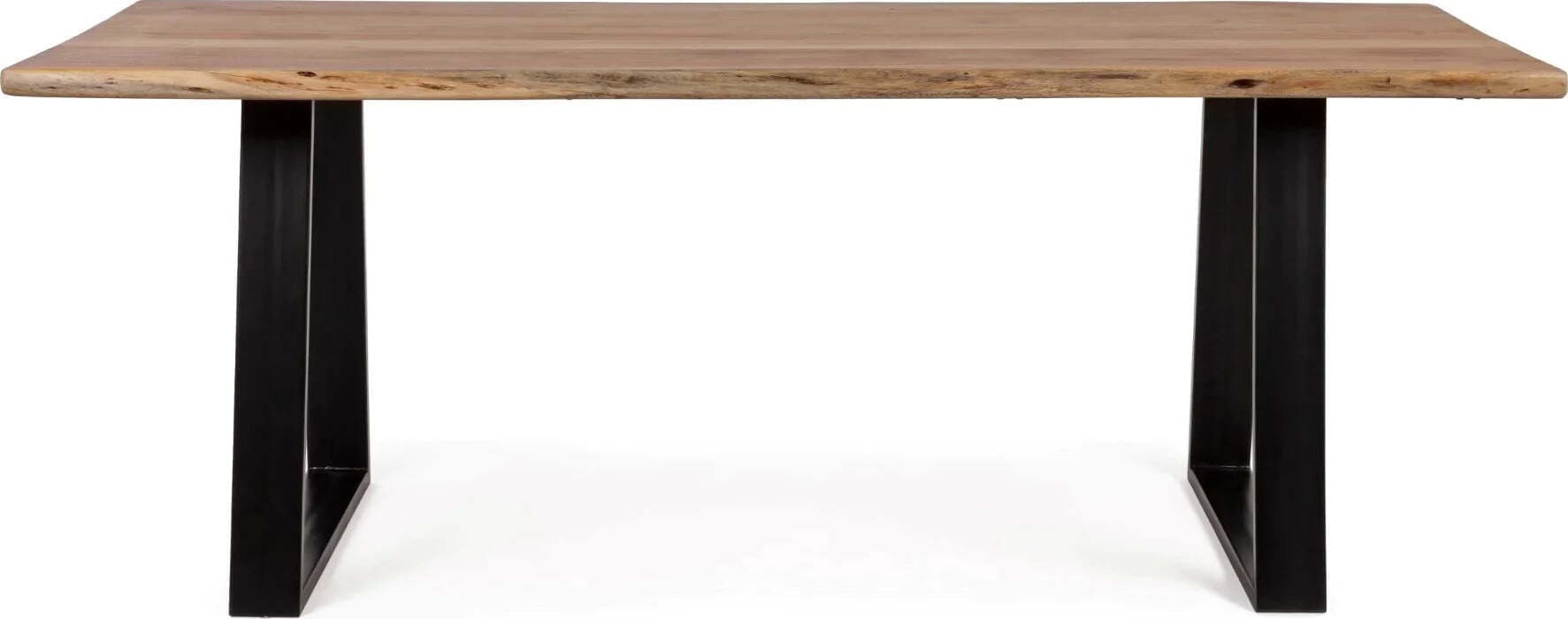 Tavolo Artur rettangolare, con gambe, in legno di acacia da 200 x 95 cm Casa e cucina/Arredamento/Sala da pranzo/Tavoli da sala da pranzo Decor Space - Altamura, Commerciovirtuoso.it