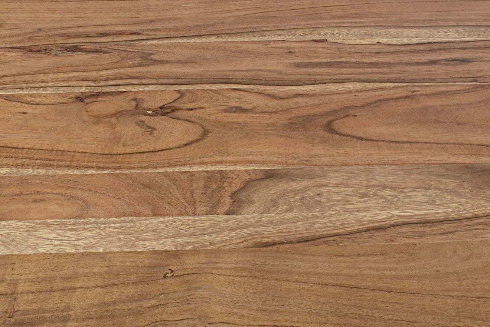 Tavolo Egon rettangolare, con gambe in acciaio, piano in legno di acacia, stile moderno Casa e cucina/Arredamento/Sala da pranzo/Tavoli da sala da pranzo Decor Space - Altamura, Commerciovirtuoso.it