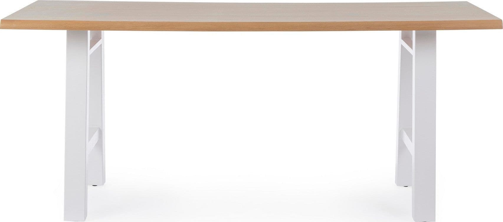 Tavolo Fred con gambe in acciaio verniciato, piano in mdf rivestito in carta melaminica 180 x 90 cm Casa e cucina/Arredamento/Sala da pranzo/Tavoli da sala da pranzo Decor Space - Altamura, Commerciovirtuoso.it