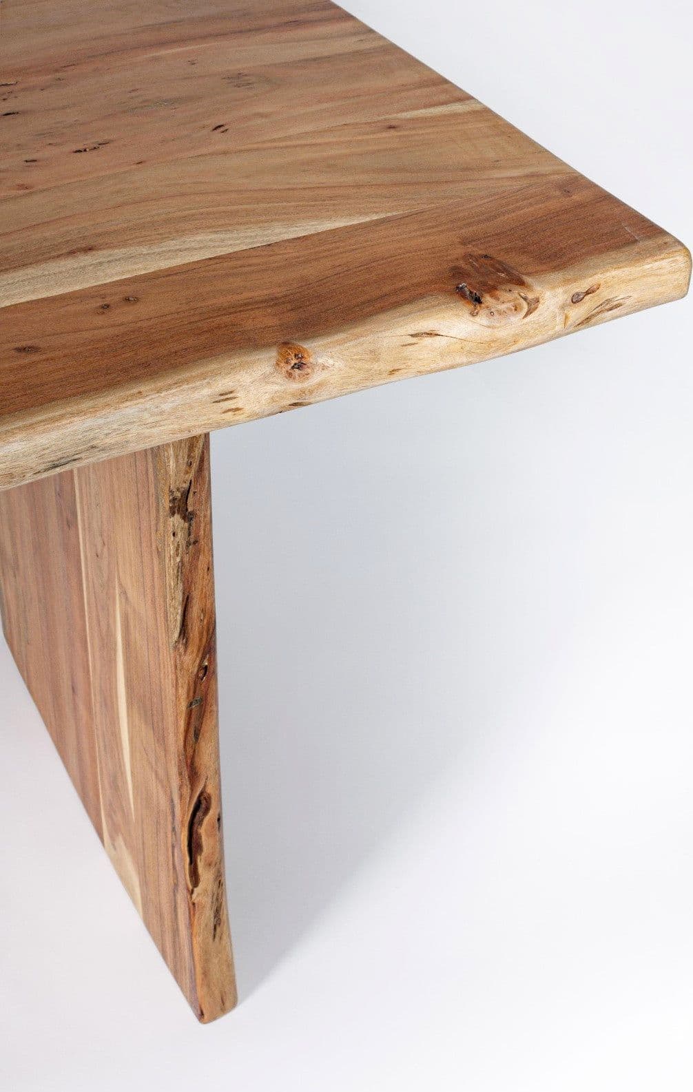 Tavolo Eneas rettangolare, con gambe, in legno di acacia da 200 x 95 cm in Tavoli da sala da pranzo Decor Space - Altamura, commercioVirtuoso.it