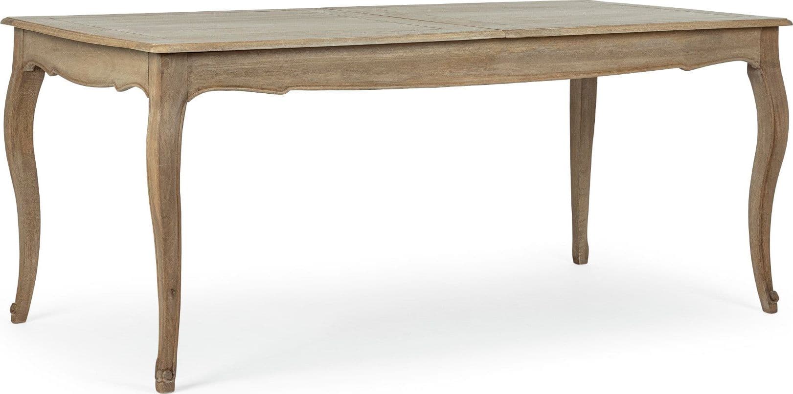 Tavolo allungabile Domitille rettangolare, con gambe, in legno di mango da 180-225 x 90 cm in Tavoli da sala da pranzo Decor Space - Altamura, commercioVirtuoso.it