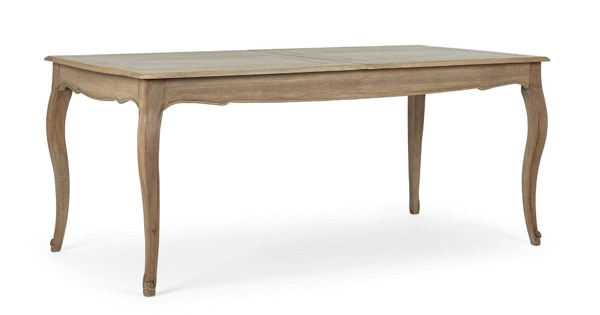 Tavolo allungabile Domitille rettangolare, con gambe, in legno di mango da 180-225 x 90 cm in Tavoli da sala da pranzo Decor Space - Altamura, commercioVirtuoso.it