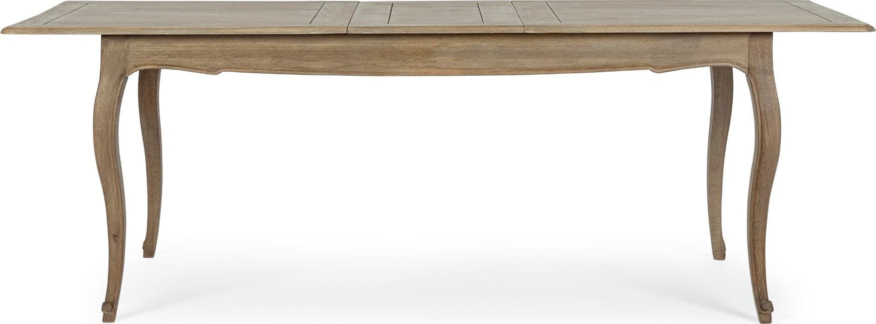 Tavolo allungabile Domitille rettangolare, con gambe, in legno di mango da 180-225 x 90 cm in Tavoli da sala da pranzo Decor Space - Altamura, commercioVirtuoso.it