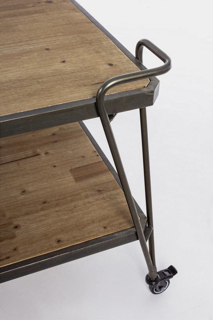 Tavolo espositore con due ripiani, struttura in acciaio, ruote in gomma Casa e cucina/Arredamento/Sala da pranzo/Tavoli da sala da pranzo Decor Space - Altamura, Commerciovirtuoso.it