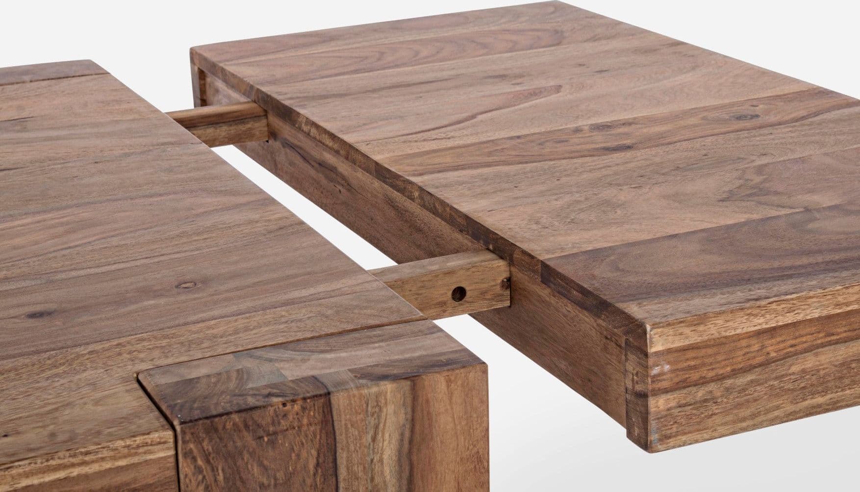 Tavolo allungabile Sunderland rettangolare, con gambe, in legno sheesham da 175-265 x 90 cm in Tavoli da sala da pranzo Decor Space - Altamura, commercioVirtuoso.it