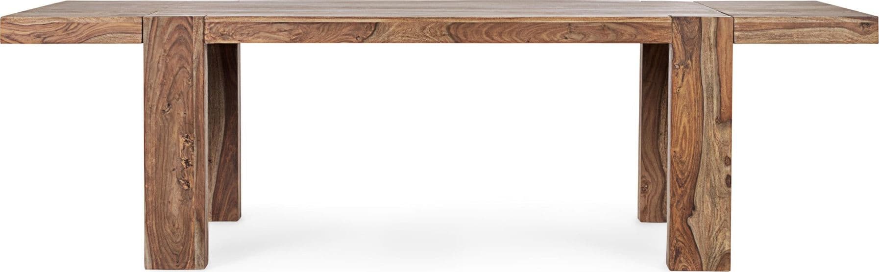 Tavolo allungabile Sunderland rettangolare, con gambe, in legno sheesham da 175-265 x 90 cm in Tavoli da sala da pranzo Decor Space - Altamura, commercioVirtuoso.it