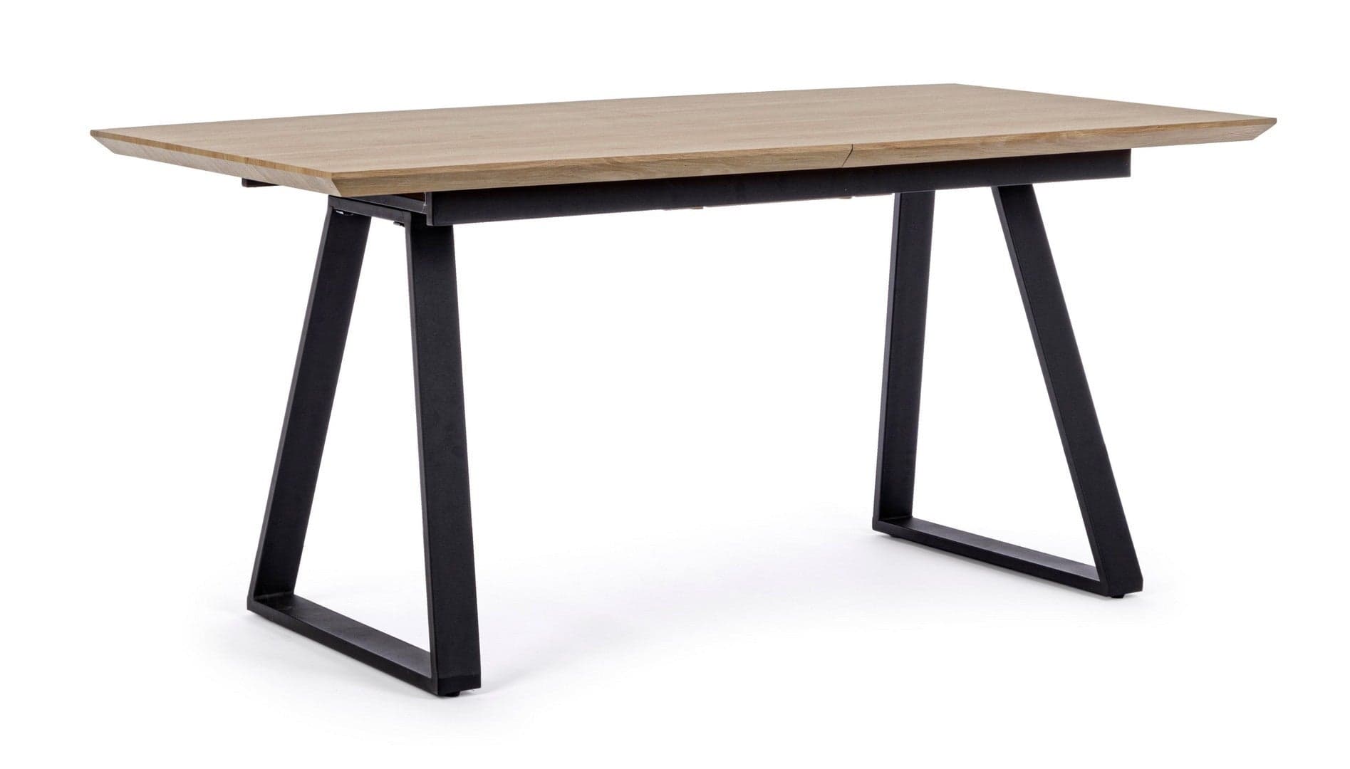Tavolo allungabile Collins con struttura in acciaio, piano in mdf da 160-200 x 90 cm in Tavoli da sala da pranzo Decor Space - Altamura, commercioVirtuoso.it