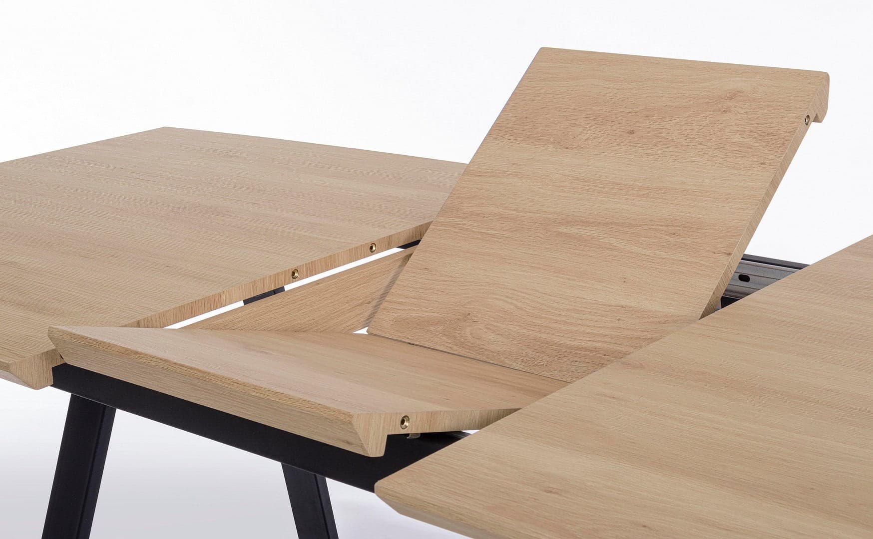 Tavolo allungabile Collins con struttura in acciaio, piano in mdf da 160-200 x 90 cm in Tavoli da sala da pranzo Decor Space - Altamura, commercioVirtuoso.it
