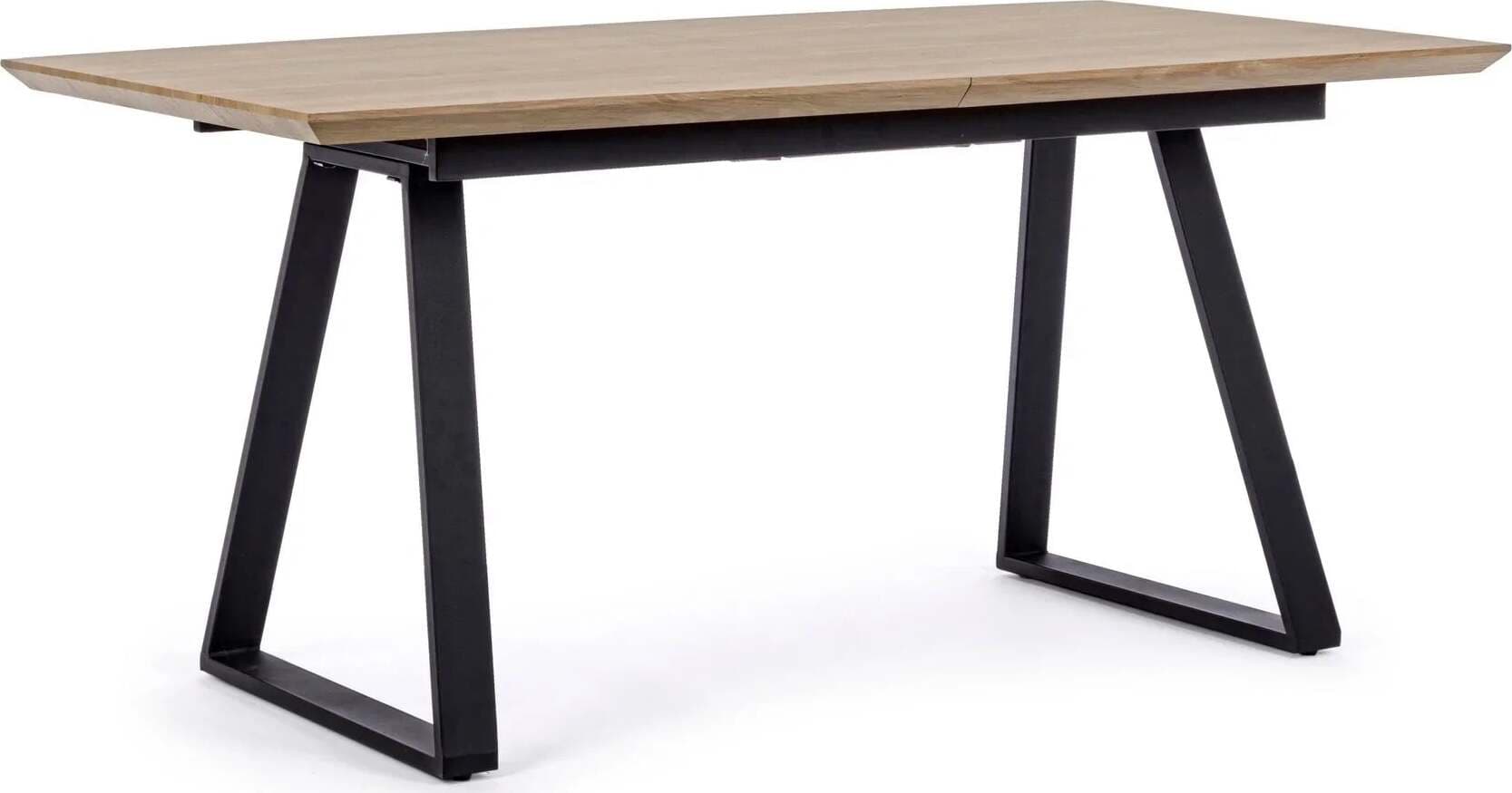 Tavolo allungabile Collins con struttura in acciaio, piano in mdf da 160-200 x 90 cm Casa e cucina/Arredamento/Sala da pranzo/Tavoli da sala da pranzo Decor Space - Altamura, Commerciovirtuoso.it