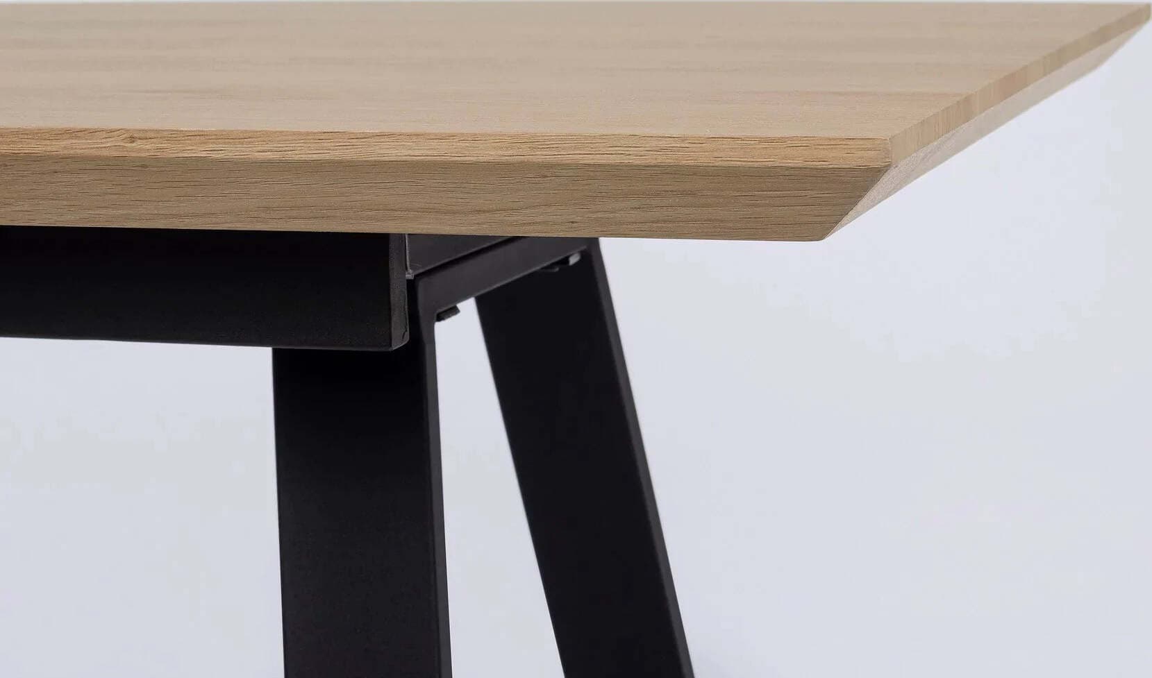 Tavolo allungabile Collins con struttura in acciaio, piano in mdf da 160-200 x 90 cm Casa e cucina/Arredamento/Sala da pranzo/Tavoli da sala da pranzo Decor Space - Altamura, Commerciovirtuoso.it