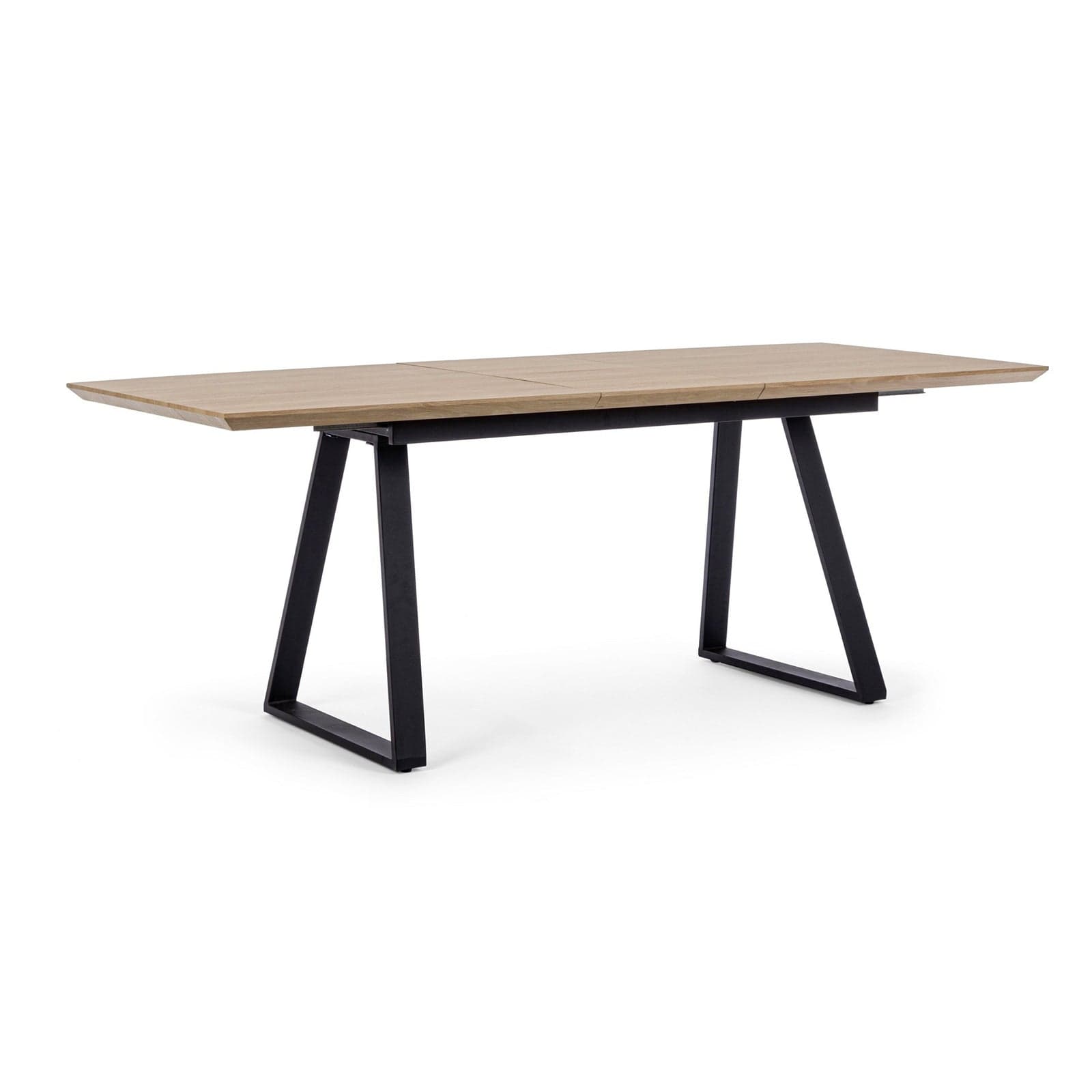 Tavolo allungabile Collins con struttura in acciaio, piano in mdf da 160-200 x 90 cm in Tavoli da sala da pranzo Decor Space - Altamura, commercioVirtuoso.it