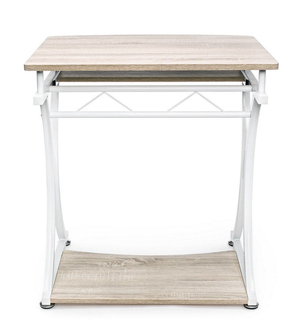 Scrivania "Violet" per PC con piani in MDF, struttura in acciaio verniciato, porta tastiera, 70 x 55 cm in Scrivanie Decor Space - Altamura, commercioVirtuoso.it