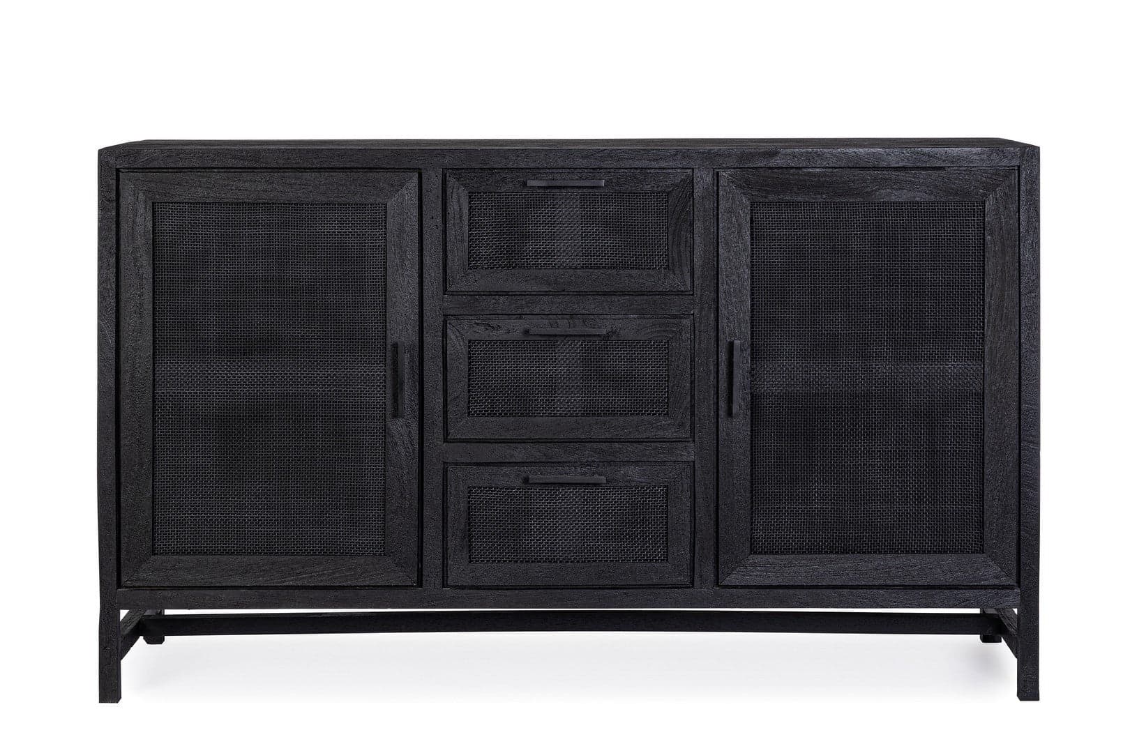 Credenza "Weston" con struttura in legno di mango, schienale e fondo cassetti in mdf in Credenze Decor Space - Altamura, commercioVirtuoso.it