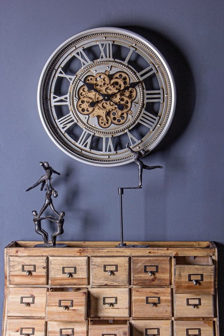 Dispensa "Sixtem" 2 ante e 25 cassetti con struttura e cassetti in legno di pino, stile industriale in Credenze Decor Space - Altamura, commercioVirtuoso.it