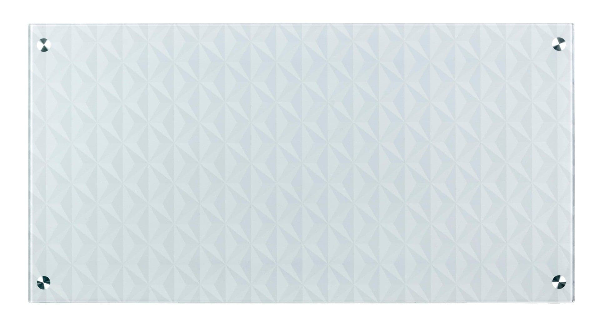 Scrivania "Archimede" con struttura in acciaio, piano in vetro temperato, 113 x 58 cm in Scrivanie Decor Space - Altamura, commercioVirtuoso.it