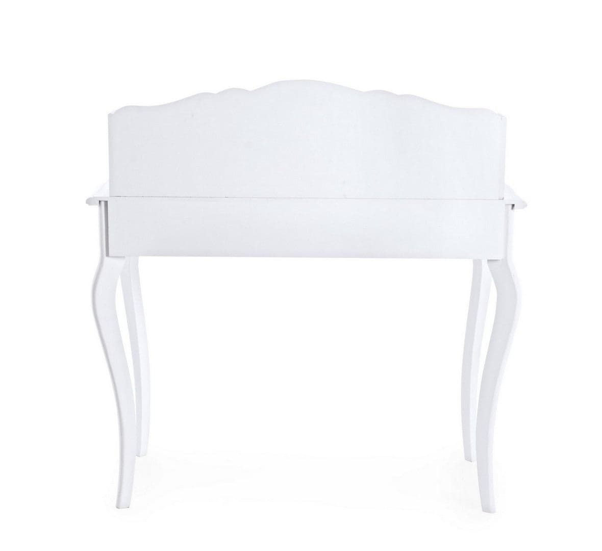 Scrittoio "Daisy" bianco, con 2 cassetti, struttura in legno, stile vintage, 100 x 45 x 103 cm in Scrivanie Decor Space - Altamura, commercioVirtuoso.it