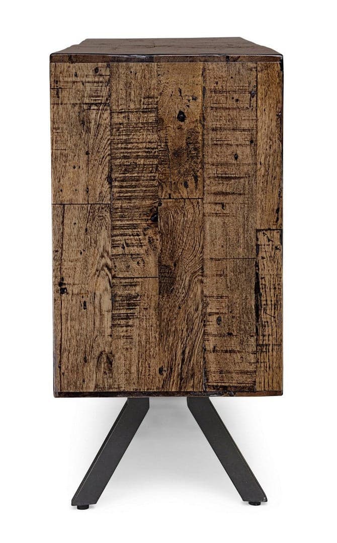 Credenza "Archer" 3 ante, con struttura in legno riciclato, stile design in Credenze Decor Space - Altamura, commercioVirtuoso.it