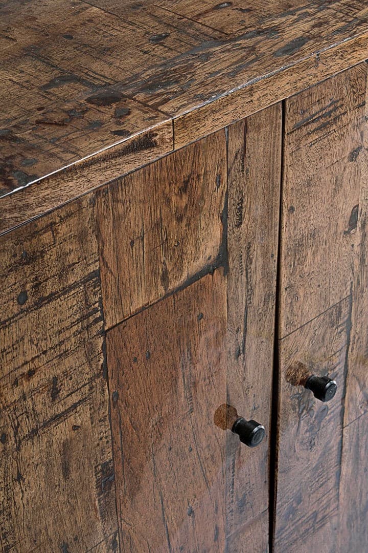 Credenza "archer" 3 Ante, Con Struttura in Legno Riciclato, Stile Design Casa e cucina/Arredamento/Soggiorno/Credenze Decor Space - Altamura, Commerciovirtuoso.it