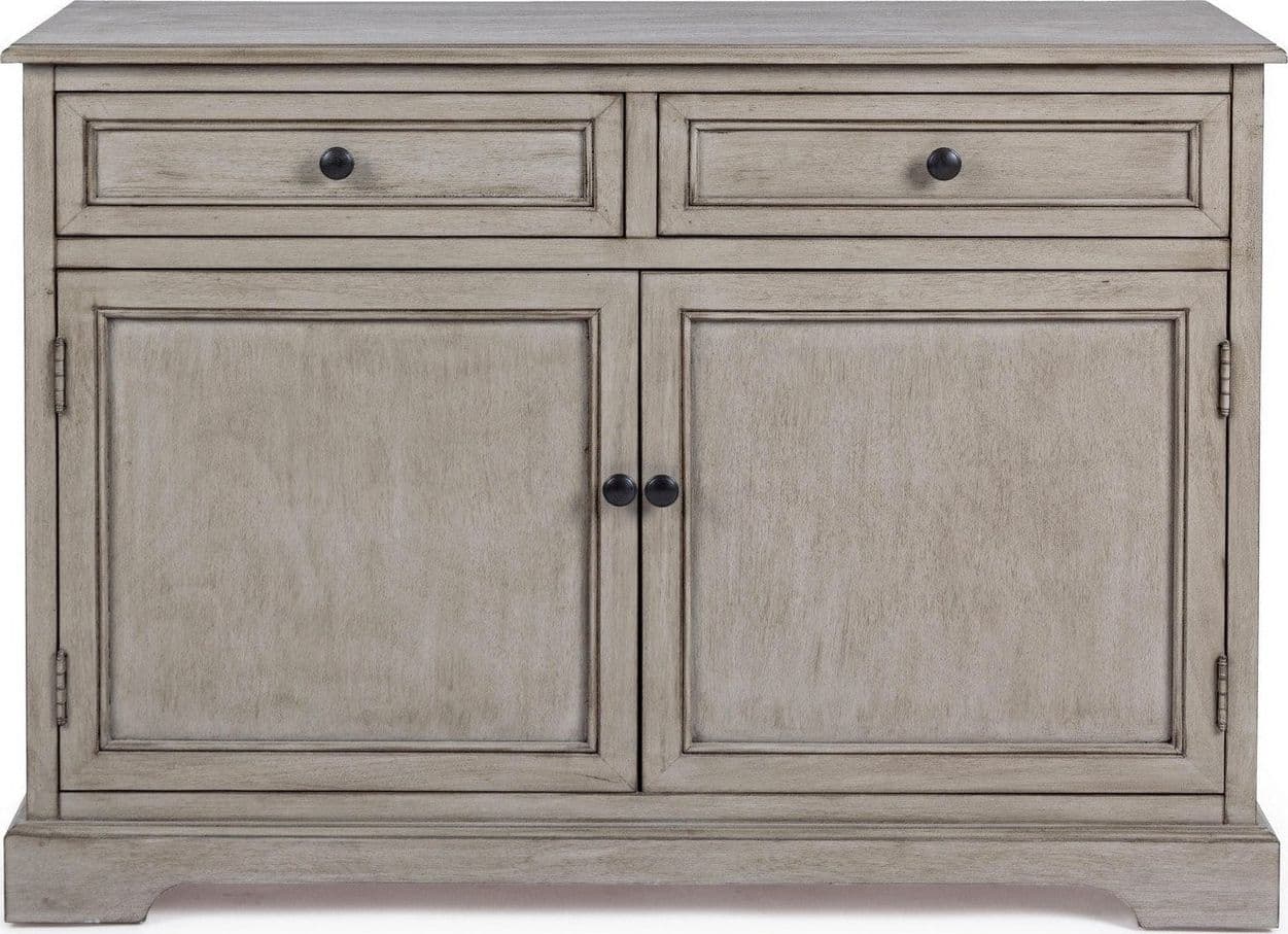 Credenza "Margaret" 2 ante e 2 cassetti, con struttura in legno di pino, stile classico in Credenze Decor Space - Altamura, commercioVirtuoso.it