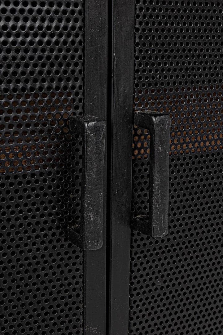 Credenza "Roderic" 2 ante con struttura in acciaio verniciato, stile industriale in Credenze Decor Space - Altamura, commercioVirtuoso.it