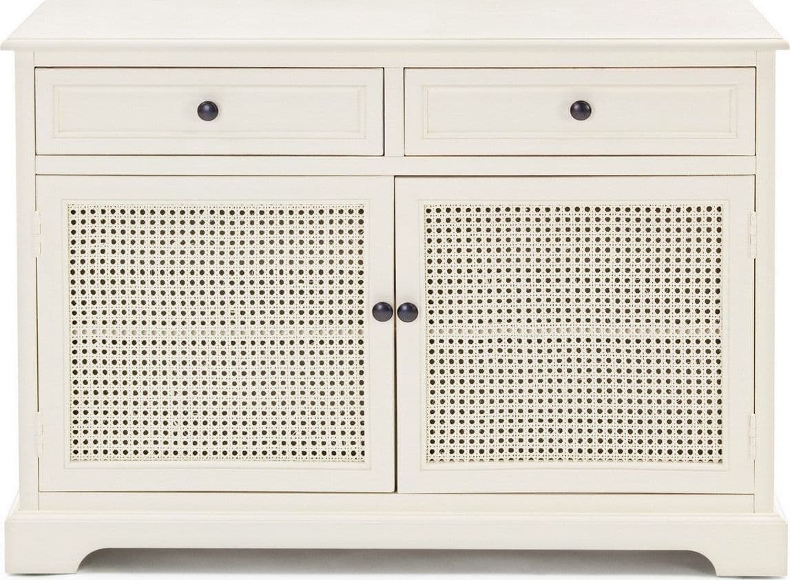 Credenza "Amabel" 2 ante e 2 cassetti, con struttura in legno di pino, stile classico in Credenze Decor Space - Altamura, commercioVirtuoso.it