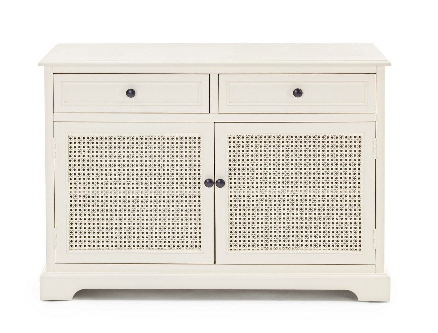 Credenza "Amabel" 2 ante e 2 cassetti, con struttura in legno di pino, stile classico in Credenze Decor Space - Altamura, commercioVirtuoso.it