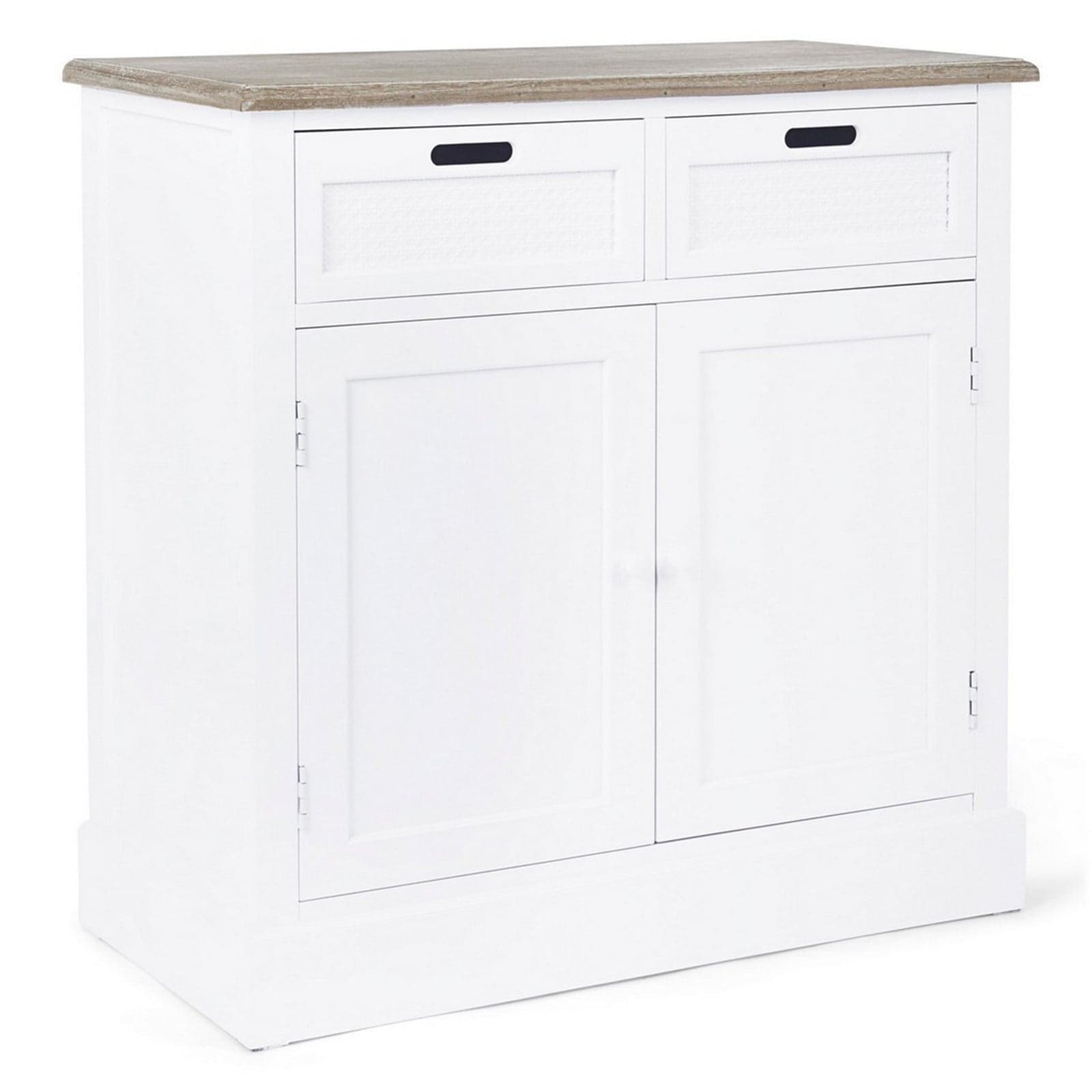 Credenza "Dorotea" con struttura in MDF, maniglie in legno di pino in Credenze Decor Space - Altamura, commercioVirtuoso.it