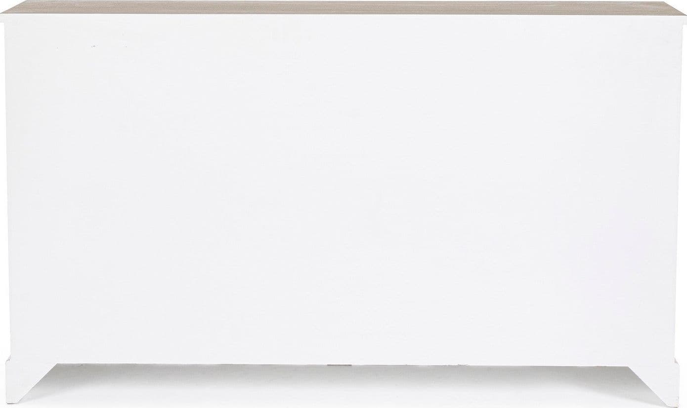 Credenza "Dorotea" con struttura in MDF, maniglie in legno di pino in Credenze Decor Space - Altamura, commercioVirtuoso.it
