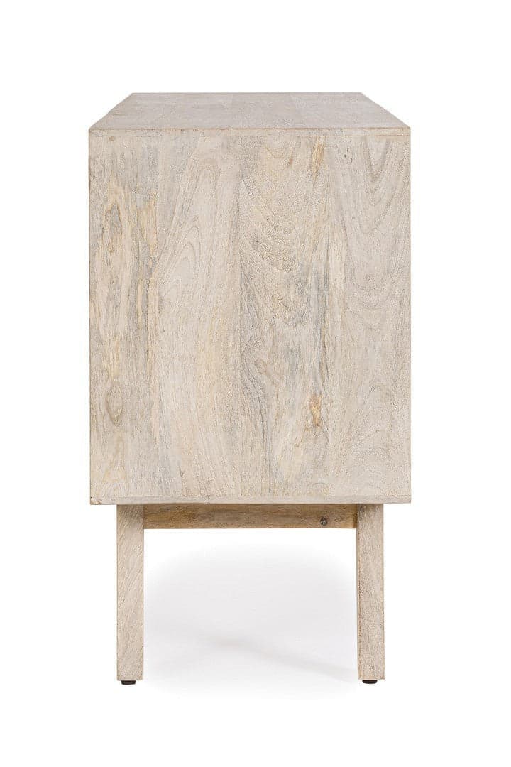 Credenza "Indira" con struttura in legno di mango, schienale in mdf, decorazioni fatte a mano - 10