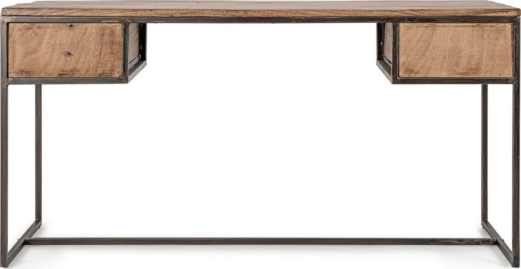 Scrivania "Elmer" con 2 cassetti, struttura in legno di acacia, stile moderno, 150x60x77h in Scrivanie Decor Space - Altamura, commercioVirtuoso.it
