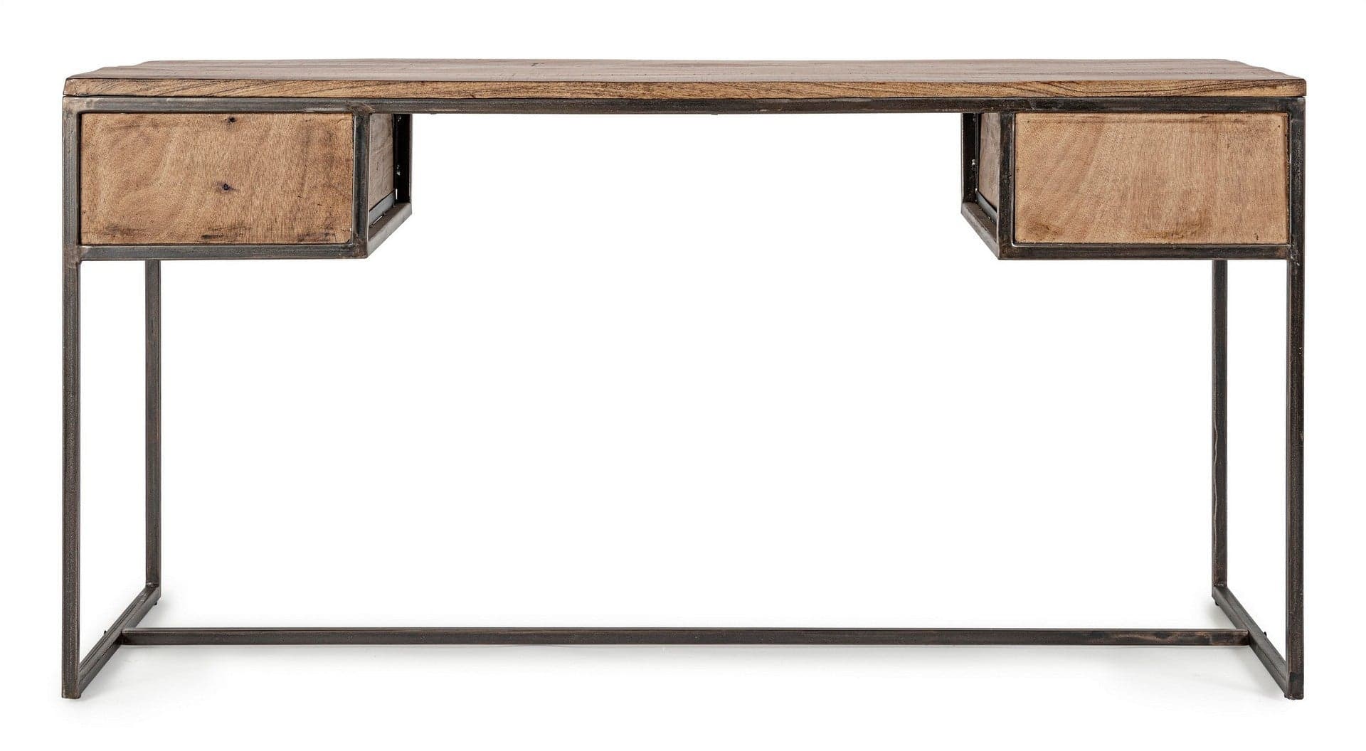 Scrivania "Elmer" con 2 cassetti, struttura in legno di acacia, stile moderno, 150x60x77h in Scrivanie Decor Space - Altamura, commercioVirtuoso.it