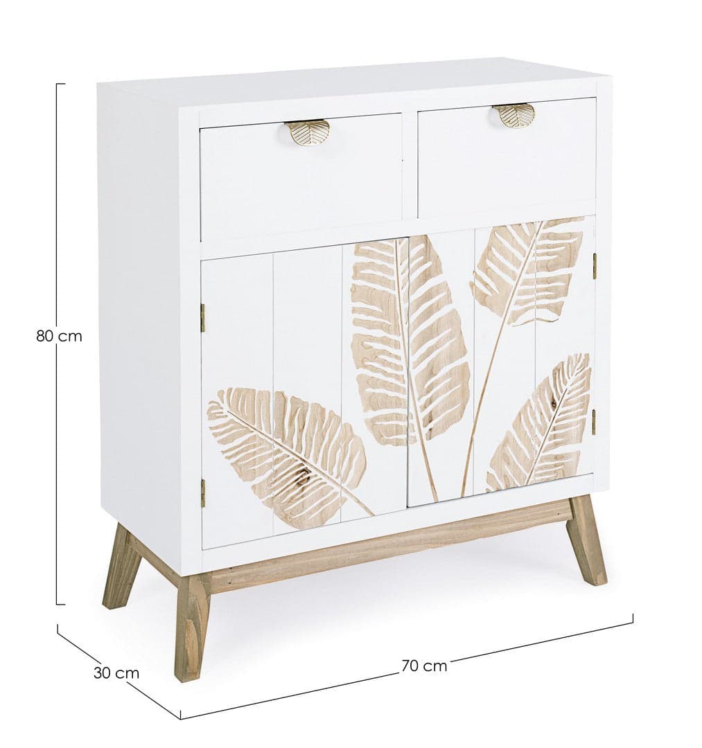 Credenza "Folium", con struttura in abete e mdf, piano e schienale in mdf, stile design in Credenze Decor Space - Altamura, commercioVirtuoso.it