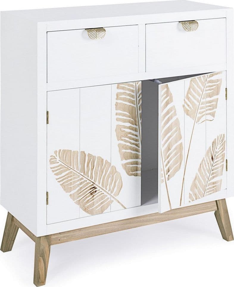Credenza "Folium", con struttura in abete e mdf, piano e schienale in mdf, stile design in Credenze Decor Space - Altamura, commercioVirtuoso.it