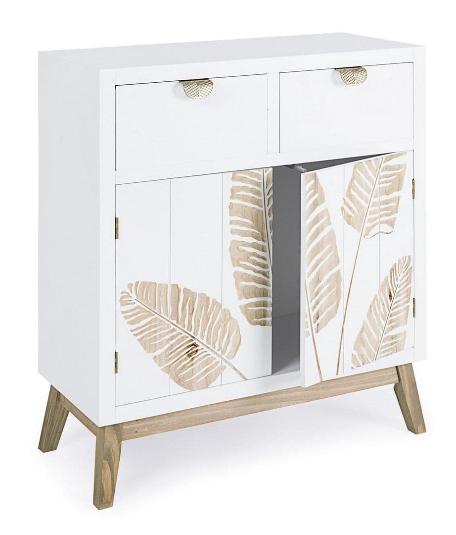Credenza "Folium", con struttura in abete e mdf, piano e schienale in mdf, stile design in Credenze Decor Space - Altamura, commercioVirtuoso.it