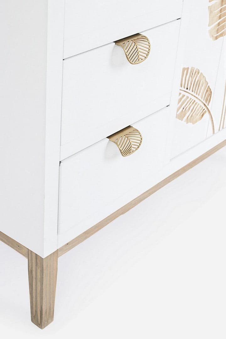 Credenza "Folium", con struttura in abete e mdf, piano e schienale in mdf, stile design in Credenze Decor Space - Altamura, commercioVirtuoso.it