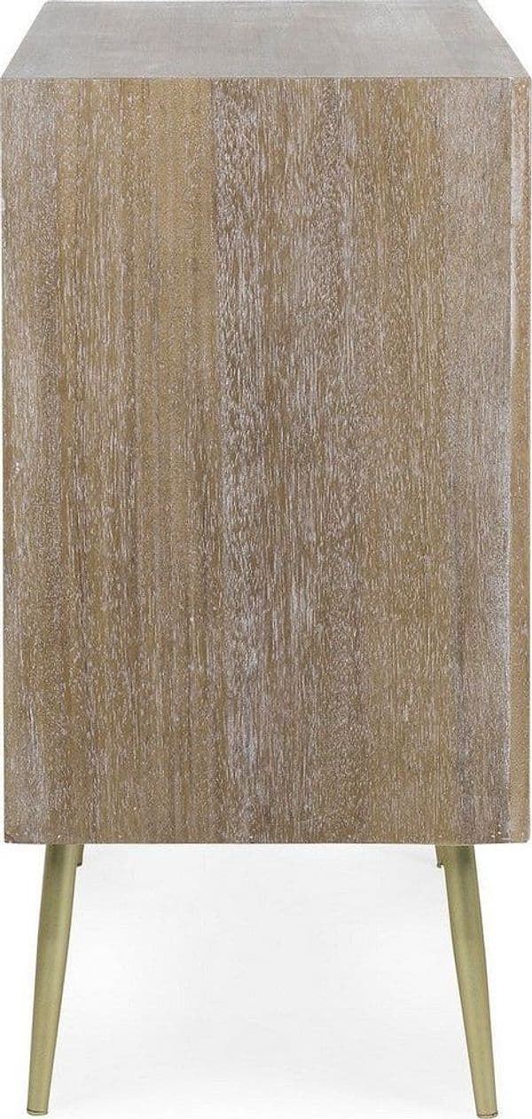 Credenza "Filomena" con in legno teak, pannelli esterni in mdf, finitura a base d'acqua, stile atmosphere - 12