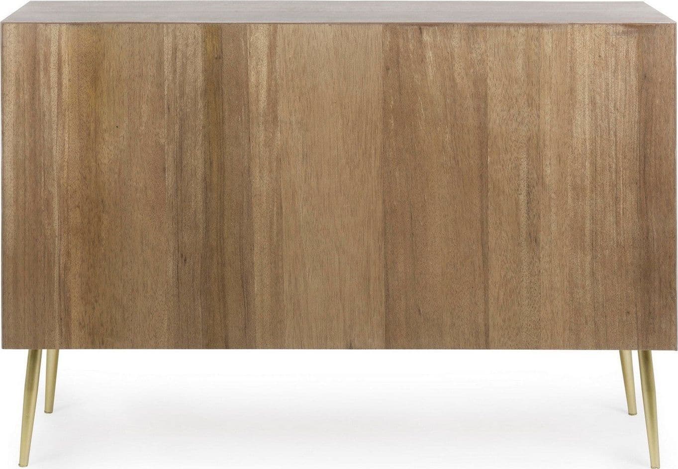 Credenza "Filomena" con in legno teak, pannelli esterni in mdf, finitura a base d'acqua, stile atmosphere in Credenze Decor Space - Altamura, commercioVirtuoso.it