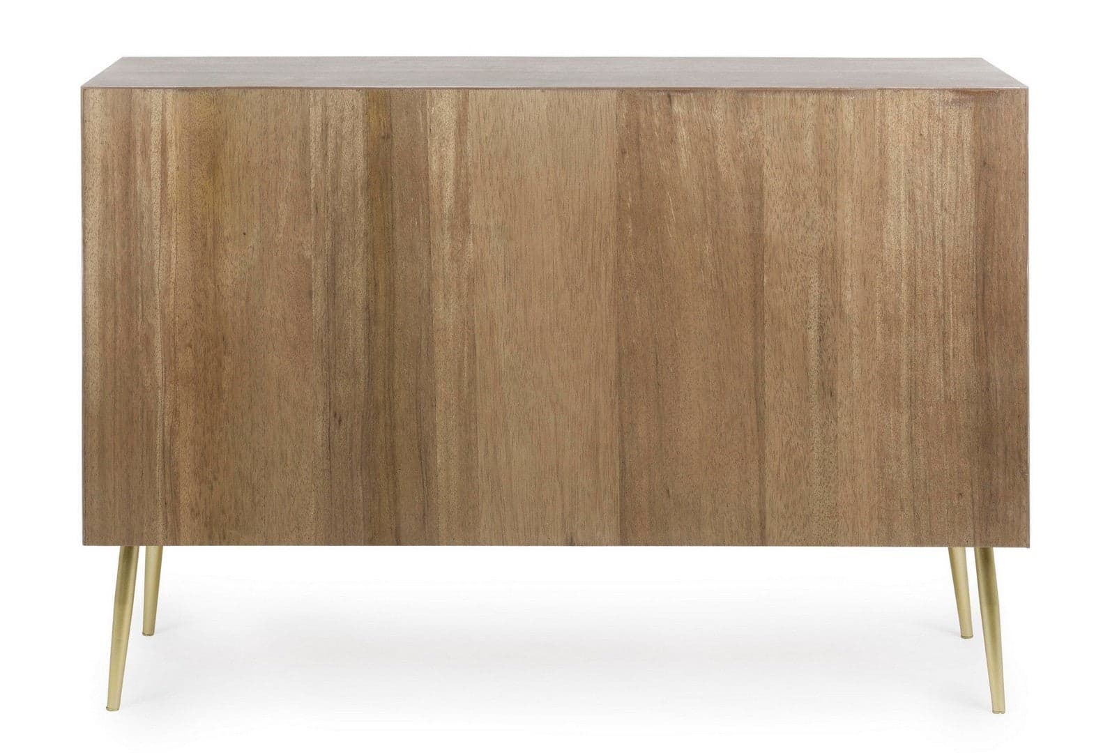 Credenza "Filomena" con in legno teak, pannelli esterni in mdf, finitura a base d'acqua, stile atmosphere in Credenze Decor Space - Altamura, commercioVirtuoso.it