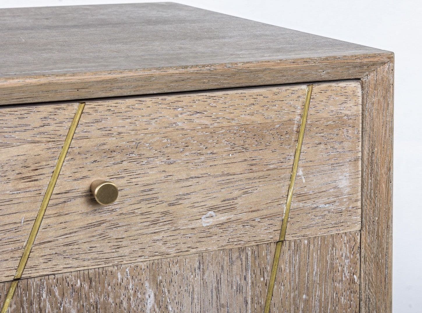 Credenza "Filomena" con in legno teak, pannelli esterni in mdf, finitura a base d'acqua, stile atmosphere - 5