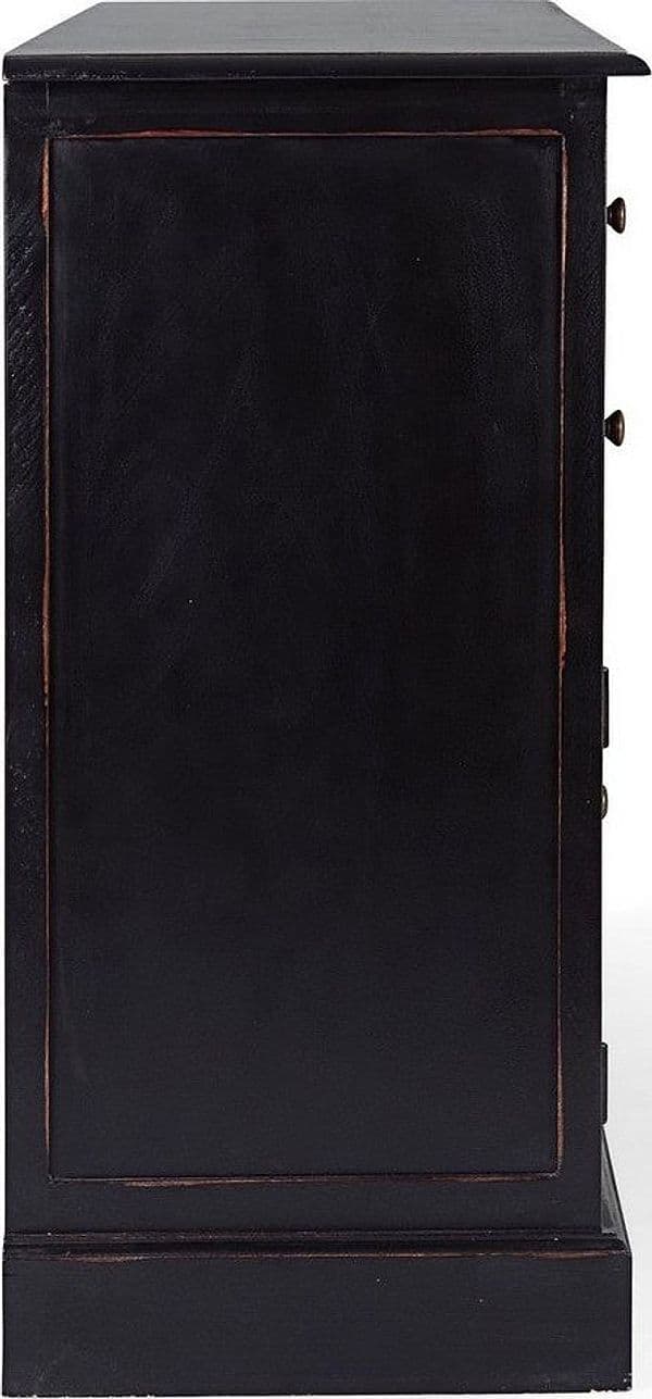 Credenza "Jefferson" con struttura in legno di mango, finitura anticata, stile classico - 13