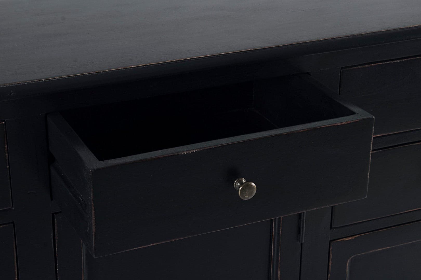 Credenza "Jefferson" con struttura in legno di mango, finitura anticata, stile classico - 15