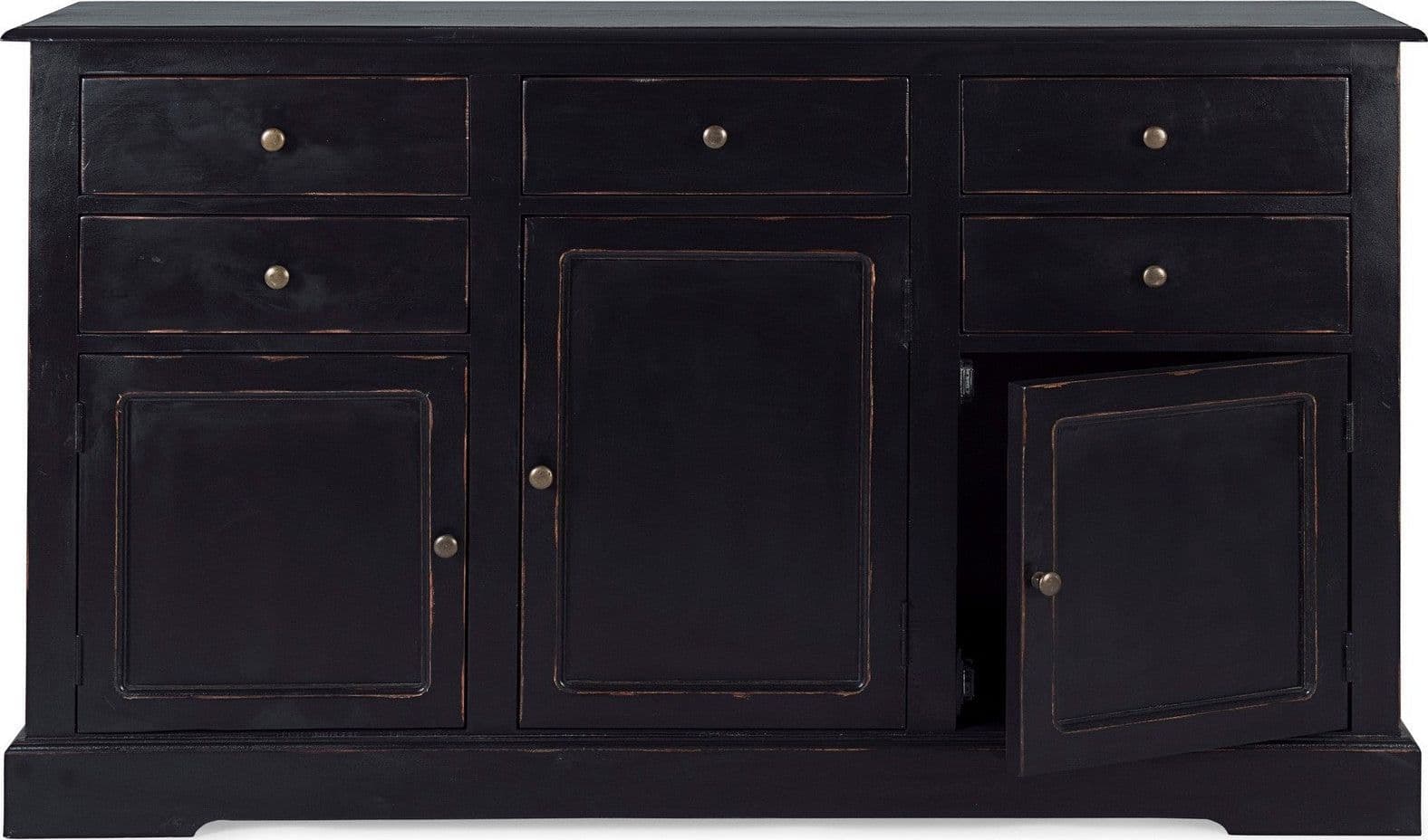 Credenza "Jefferson" con struttura in legno di mango, finitura anticata, stile classico - 16